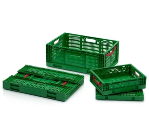 FOLDING PERFORATED CRATES
