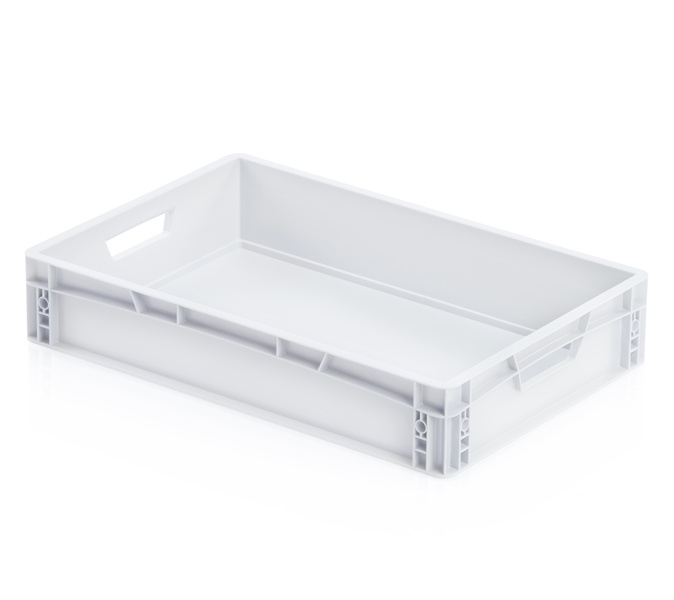 Přepravka EURO 60x40x12 uzavřený úchyt natur
