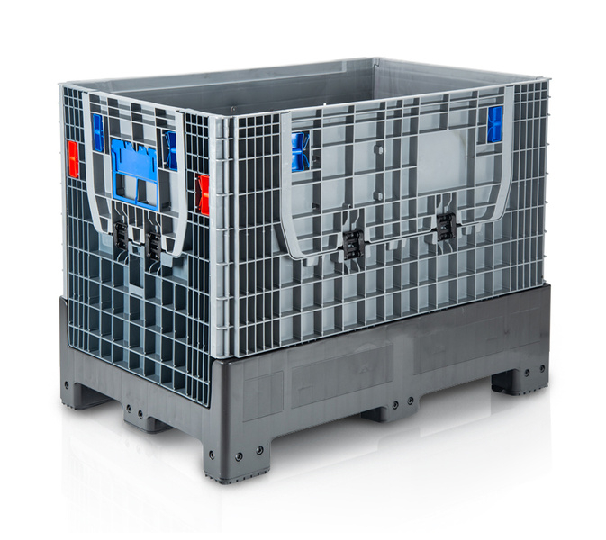 Skládací bigbox 120x80x95  4 nohy - 2x vkl.okno
