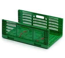 Foldable perforated crate 60x40x23