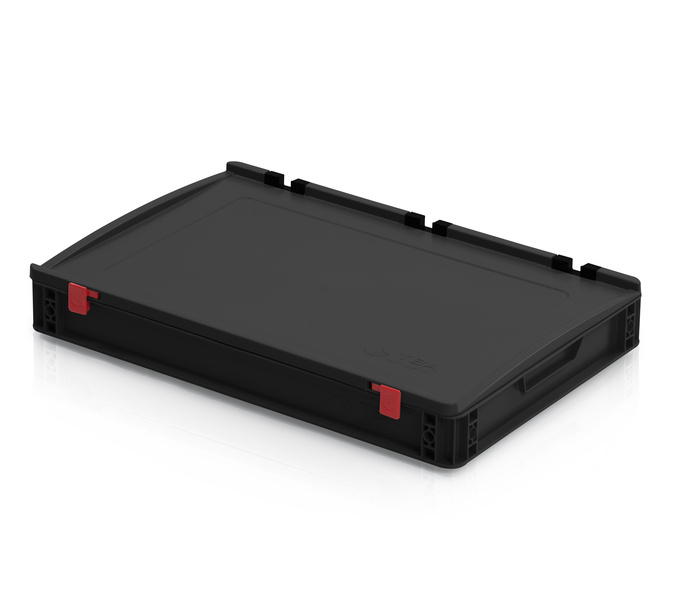 Přepravka ESD EURO s víkem 60x40x9