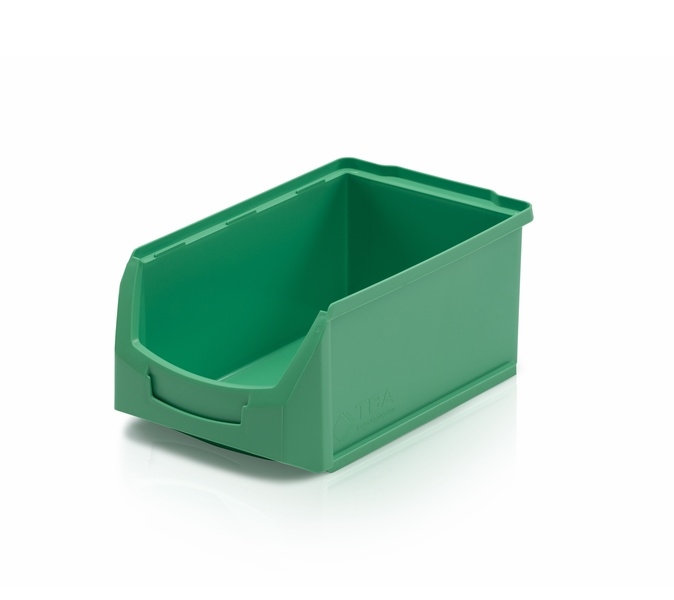 Ukládací box C zelená - 35x21x15 cm
