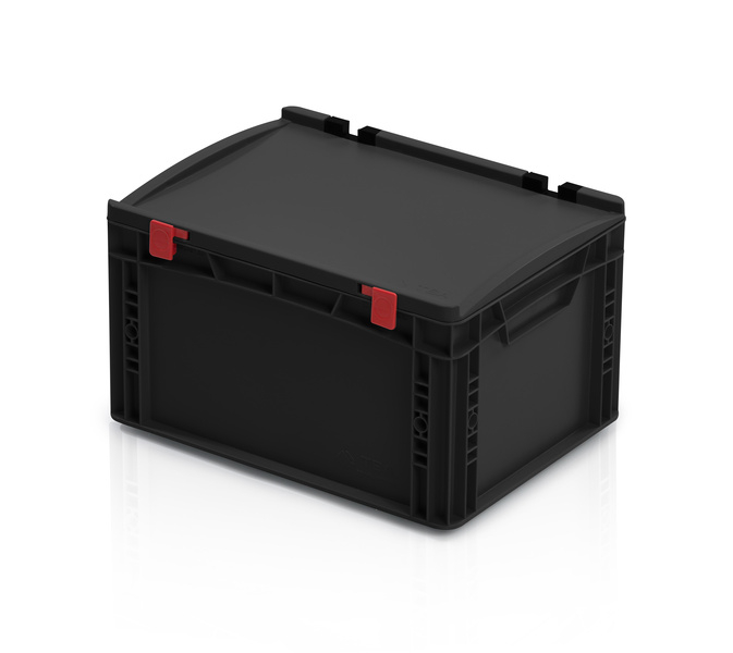 Přepravka ESD EURO s víkem 40x30x23,5