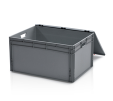 EURO crate 80x60x42 with lid