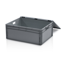 EURO crate 80x60x32 with lid