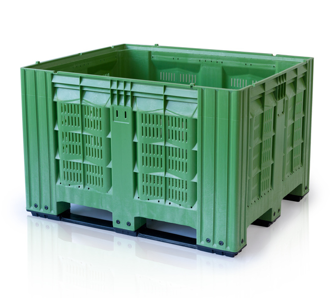 Bigbox 120x100x78 děrovaný 3 ližiny