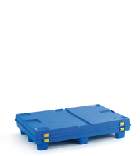 Plastic large-volume foldable box 1200x800
