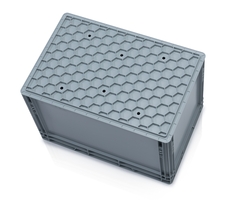 EURO crate 60x40x40 with a reinforced bottom and drain holes