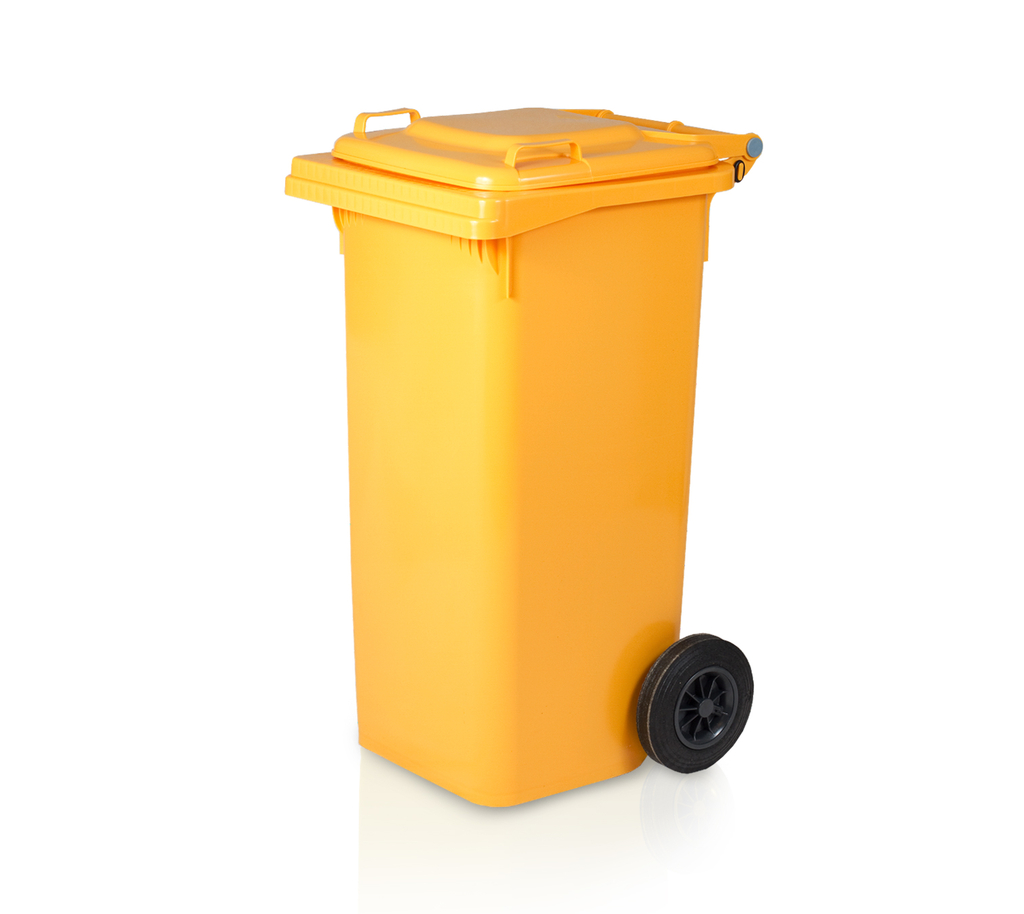 Popelnice 120 l žlutá