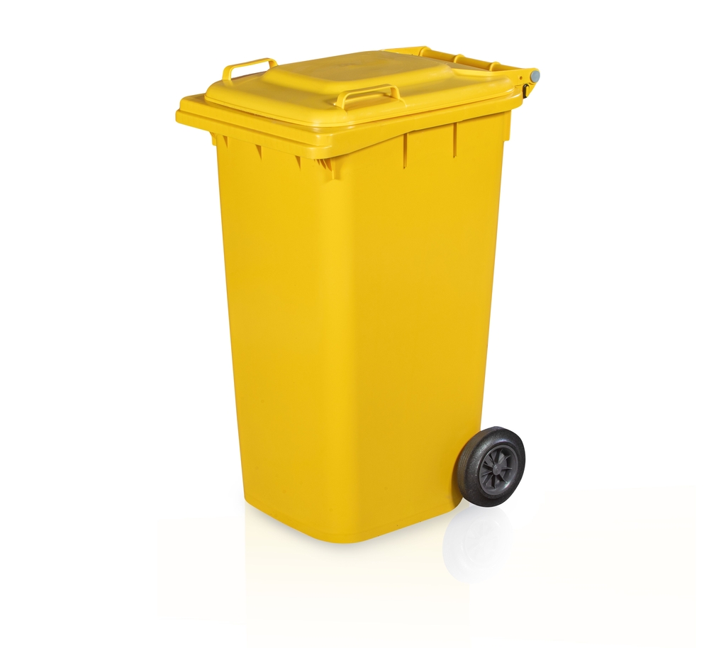 Popelnice 240 l žlutá
