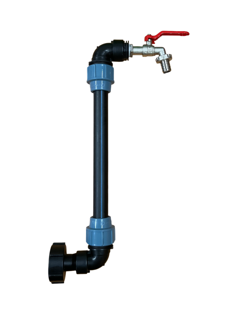 Výpustní sestava k IBC s 3/4" kohoutkem