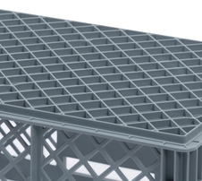 Přepravka EURO 60x40x15  děrovaná