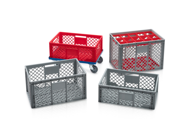 Euro containers perforated