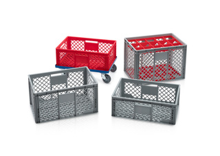  Euro containers perforated